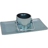 PeakTow PTJ0302 Heavy Duty Extra Large 5000 Lbs. Capacity Trailer Jack Foot Plate Including Lock Pin