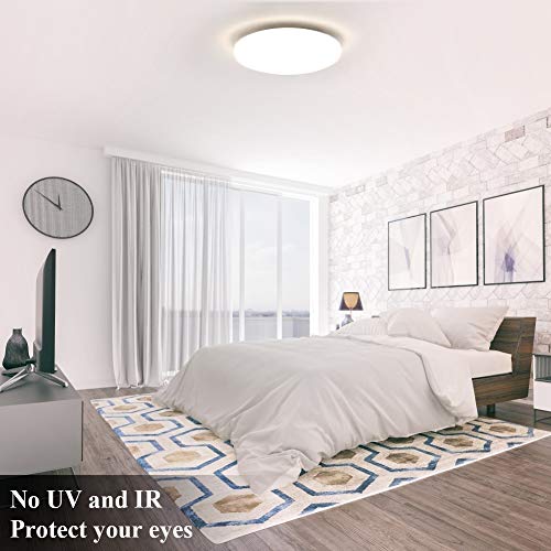 Airand Badezimmer Lampe 18W LED Deckenleuchte LED Deckenlampe IP44 Wasserdicht Badlampe Küchenlampe Ø24CM Led… – Bild 7
