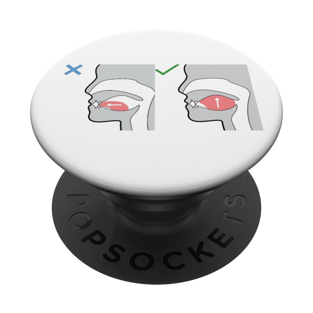Can't Talk I'm Mewing, Mewing Technique Funny Mewing PopSockets Swappable PopGrip