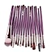 Makeup Brush，Canserin 15 pcs/Sets Eye Shadow Foundation Eyebrow Lip Brush Makeup Brushes Tool