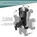 ARTIX Bicycle Mount Phone Holder for Bike, Cradle Stand Features 360 Rotation Capability and Universal Clamp for iPhone/Android/Samsung/Nexus (Gray)