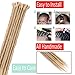 24 Inch Handmade Dreadlocks Extensions Faux Locs Hair Braids Reggae Hippie Hairpieces for Men and Women 5 strands/Pack Black/Dark Grey/Grey