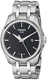 Tissot Men's T0354101105100 Couturier Black Dial Stainless Steel Watch