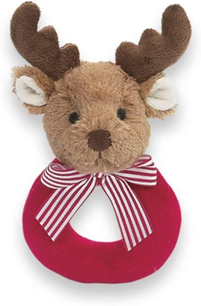 christmas baby rattle