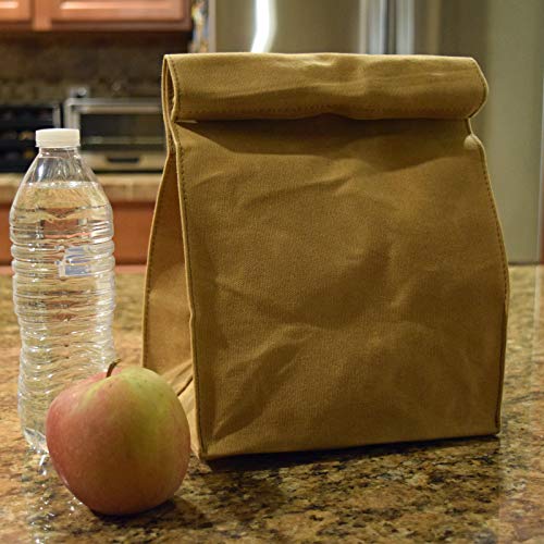 Waxed Canvas Reusable Lunch Bag