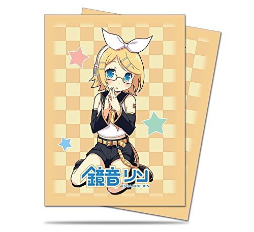Hatsune Miki Standard Deck Protectors - Kagamine Rin Megane (50)