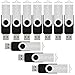 Generic 8GB USB 2.0 Flash Drive, 20 pcs - Black