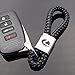 For Lexus Logo Emblem Key Chain Key Ring Metal Alloy BV Style Black Leather Gift Decoration Accessories