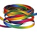 Rainbow Grosgrain Ribbon Gradient Rainbow Color Double Side Colorful Printed 50 Yard a Roll 3/8