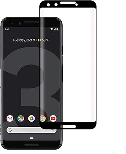 Amazon Yione Google Pixel 3 専用 フィルム ガラスフィルム 日本製素材旭硝子製 強化ガラス 液晶保護フィルム 3d円弧 高透過率 防爆裂 スクラッチ防止 Google Pixel3 気泡ゼロ 指紋防止 硬度9h ブラック スクリーンプロテクター 通販