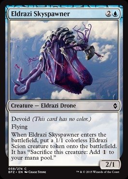 Magic: the Gathering - Eldrazi Skyspawner (058/274) - Battle for Zendikar