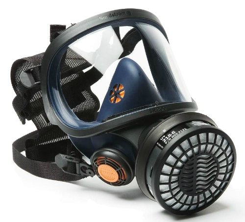 SUNDSTROM SAFETY SR 200 Full Face Mask Glass Vi