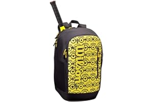 Wilson Unisex's Minions Tour Backpack Tennis Bag, Yellow, 2 Rackets