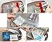 FakeFace Portable First Aid Empty Kit Pouch Tote Small First Responder Storage Bag Compact Emergency Survival Bag for Home Office Travel Camping Sport Backpacking Hiking Cycling Gym Car Outdoor