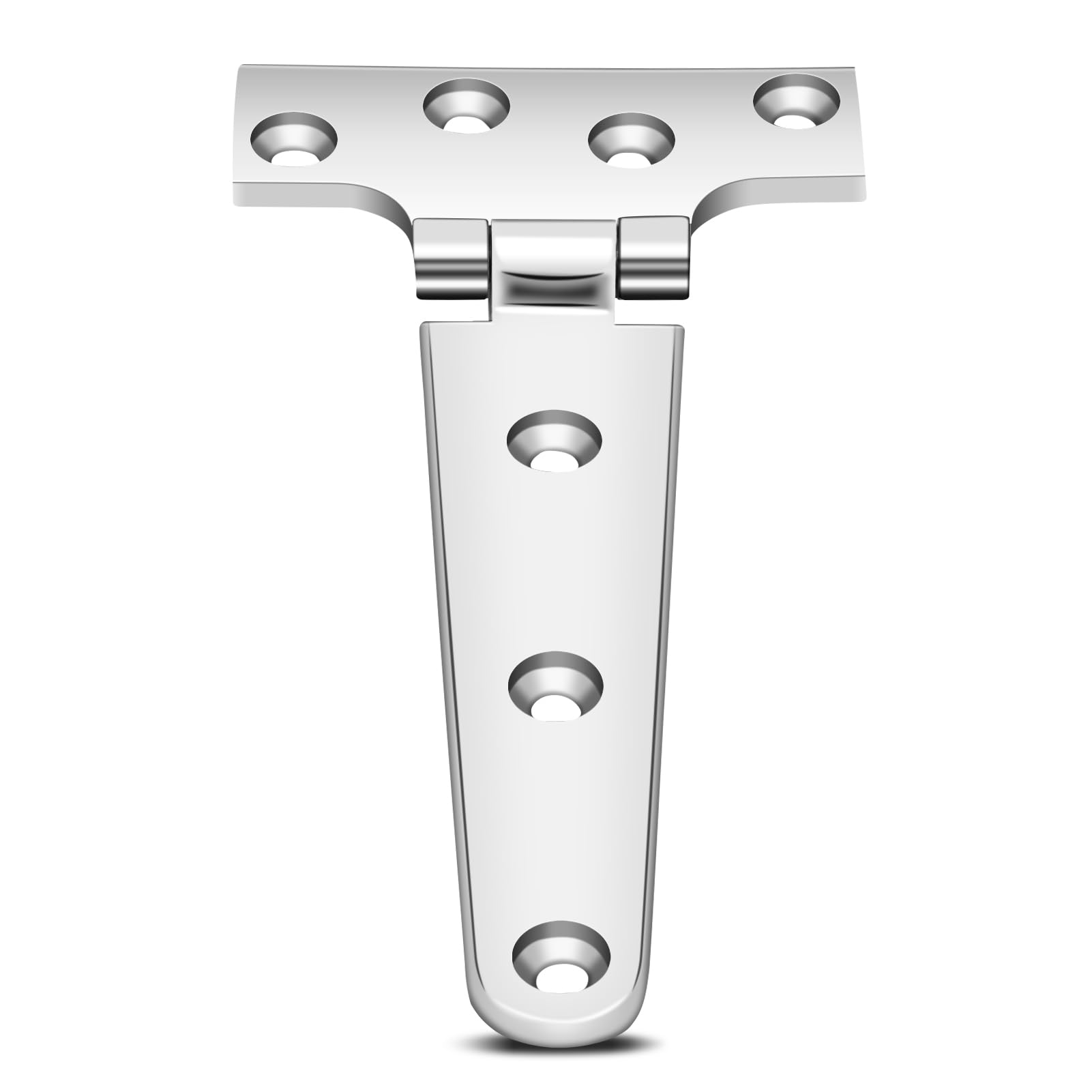 Stainless Steel Tee Hinge, Thickened T Type Hinge Shed Heavy Duty Galvanised T Type Door Hinge Gate Accessories 151x75x4.5mm