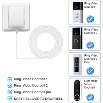 Doorbell Transformer, 18V Power Adapter for Ring Video
