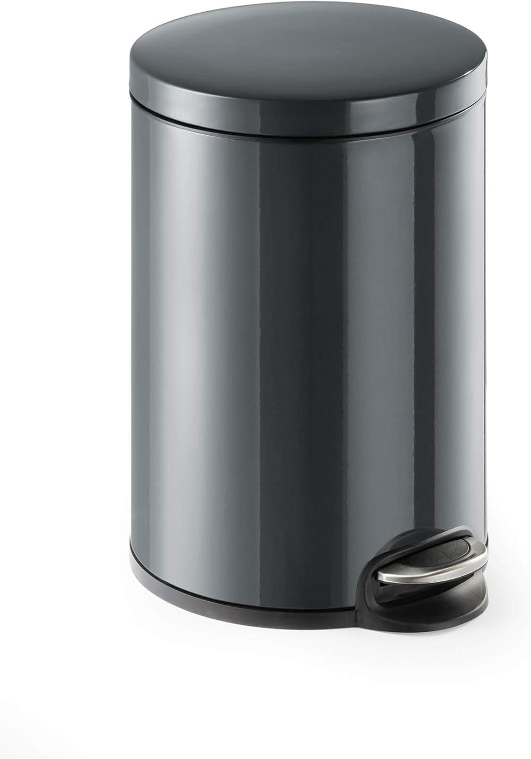 Durable Pedal Bin Metal Round | 20 Litre Capacity | Silent Closing Lid | Ideal for Offices, Warehouse, Bathrooms, etc.