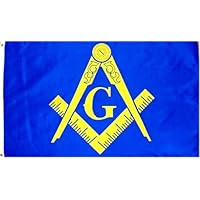 Other Flags Masonic (Gold) Flag - 3 foot by 5 foot Polyester (NEW)