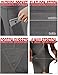 ODODOS Women's High Waisted Yoga Pants with Pocket, Workout Sports Running Athletic Pants with Pocket, Full-Length,Gray,Large
