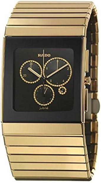 Amazon Com Rado Ceramica Chronograph Men S Quartz Watch R21893712 Watches