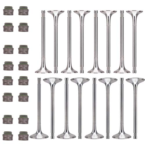 Performance Intake Valves Exhaust Valves Valve Stem Seals Kit Fit For