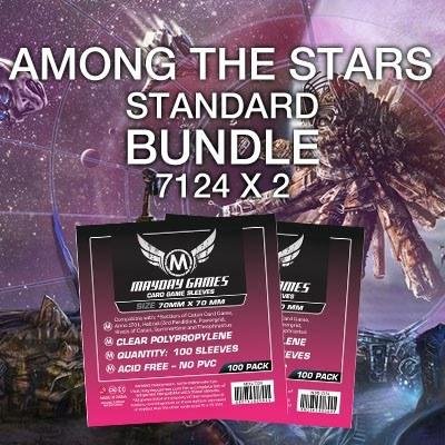 Mayday Games Among the Stars Game Accessory- Standard Card Sleeve Bundle