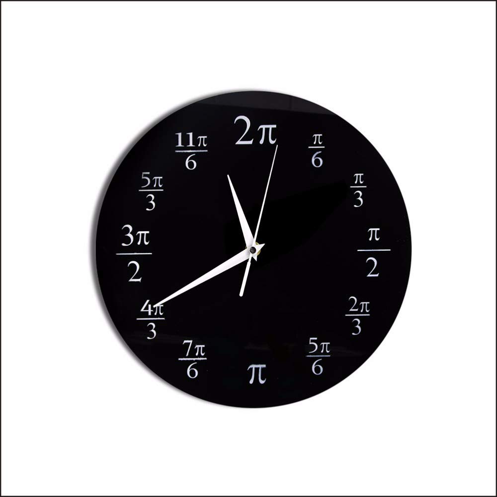 Amazon Com Xushihanjjli Wall Clocks Class Black Acrylic Pop