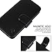 Style4U Motorola Moto G (3rd Gen) Case, Moto G3 Case, Premium PU Leather Stand Wallet Case with ID Credit Card/Cash Slots for Motorola Moto G (3rd Generation) / Moto G3 + 1 Stylus [Black]