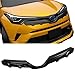 Grille Compatible With 2016-2018 Toyota C-HR, MD Grille Overlay Carbon Fiber Print Front Bumper Guards By IKON MOTORSPORTS