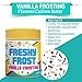 Freshy Frost Vanilla Flavored Nut Butter Frosting | All Natural, Gluten-Free| 10oz.