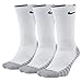 Nike Men's Sports Socks, White/Wolf Grey/Black, L