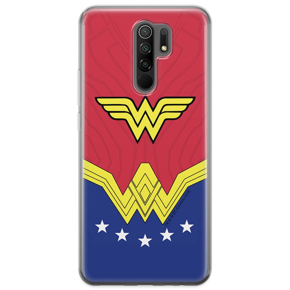 ERT GROUP mobile phone case for Xiaomi REDMI 9 original and officially Licensed DC pattern Wonder Woman 008 optimally adapted to the shape of the mobile phone, case made of TPU