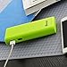 [Upgraded] BONAI Power Bank Stripe 10,000mAh Portable Charger External Battery and Flashlight Compatible with iPhone 7 6 Plus 5s iPad Mini Samsung Galaxy Smartphones Tablet ZTE (Greenery)
