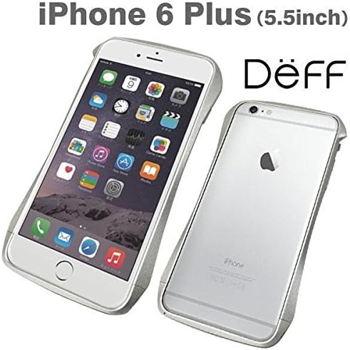 Cleave Aluminum Hard Shiny Stylish Sleek Bumper Case for iPhone 6 Plus (Silver)