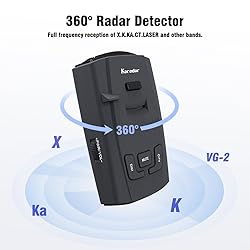 KARADAR S360 Radar Detector – X/K/Ka Band & Laser
