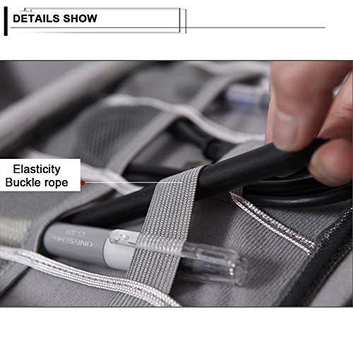 VOCUS Electronic Organizer Universal Travel Cable Cord Storage Bag Waterproof Gadget Gear Accessories Cases