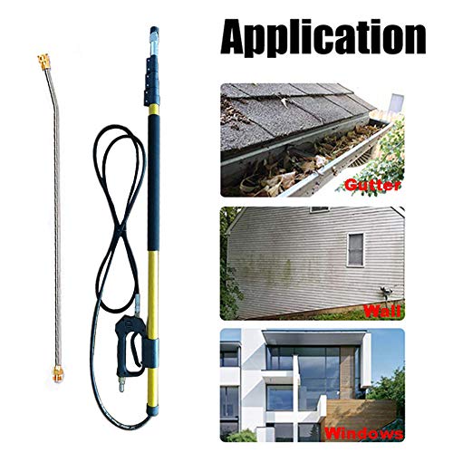 AgiiMan Gutter Cleaner for Pressure Washer Upgraded 4000 psi Power Washer Gutter Cleaning