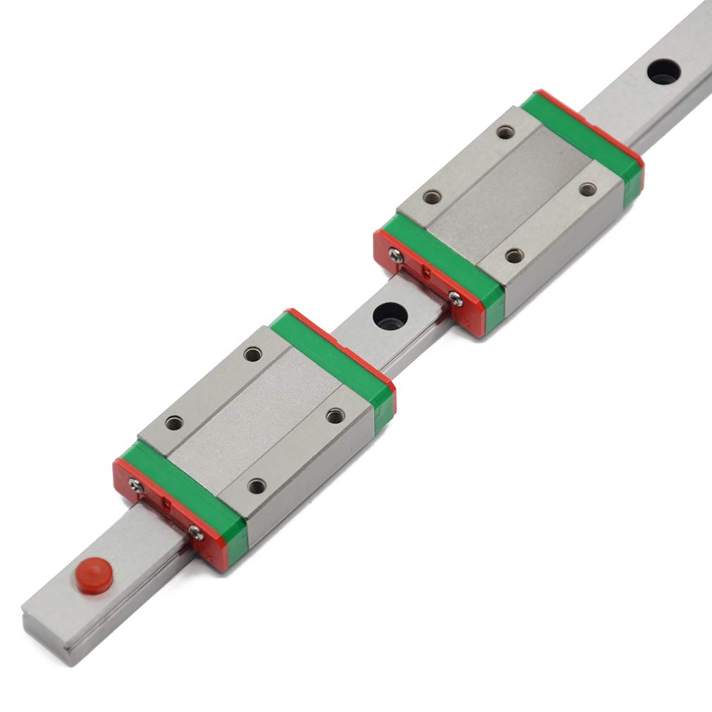 ReliaBot 350mm MGN12 Linear Rail Guide with 2pcs MGN12H Carriage Block for 3D Printer and CNC Machine