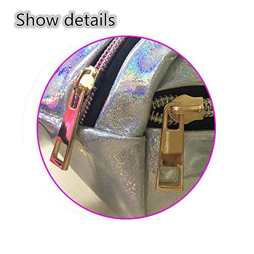 Fanny Packs for Women Holographic Waist Bag for Party Traveling Outdoor Sports