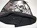 Hot Leathers Assassin Gangster Skull HD Sub Cap Beanie Knit Black White Grey Khc1017