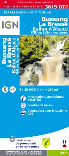 Bussang-La Bresse / Parc Naturel Regional Ballons des Vosges: IGN.P.3619OTR by (Map)