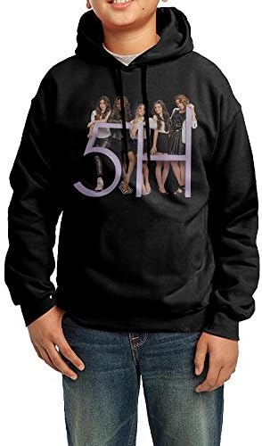 Fifth Harmony 5 H Teenager Sweatshirt Pullover Hoodie Sports Black Medium