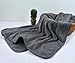 KinHwa Microfiber Hand Towels for Bathroom Soft and Absorbent Face Towels for Bath, Spa, Gym 16inch x 30inch 2 Pack Gray