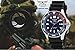 AVIATOR Special Ops Diver Watch - Divers Waterproof WR 200m Wristwatch - Army Military Paratroopers Blue Navy Dial Red Bezel Analog Quartz