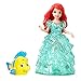 Disney Princess Glitter Glider Belle, Ariel & Aurora Dolls with their Escorts