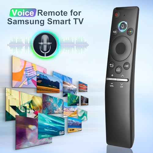 Voice Remote Control for Samsung TVs, Suitable for All Original Samsung Smart TVs with Voice Function