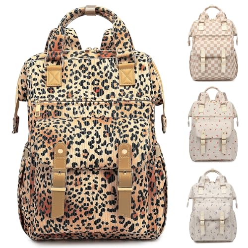 Lreneilu Corduroy Laptop Backpack