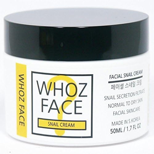 FACIAL MOISTURIZER SNAIL CREAM ANTI AGING WRINKLE FACE SKIN CARE KOREAN 50 ml by WHOZFACE