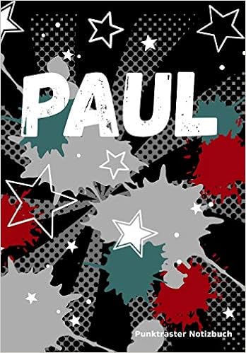 Paul Punktraster Notizbuch Graffiti Soft Cover Personalisiert Mit