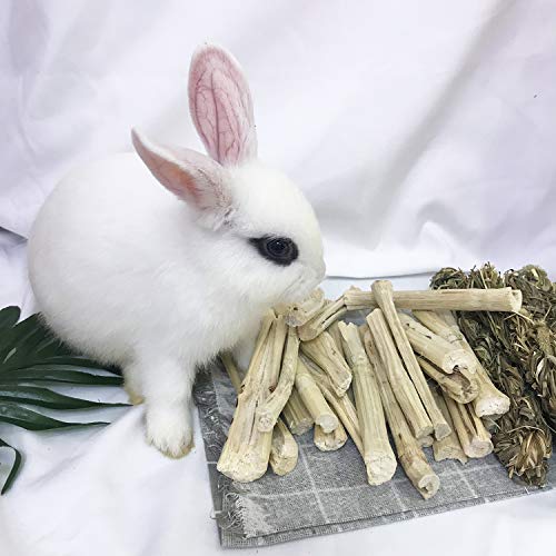 300g Bunny Sweet Bamboo Chew Sticks Timothy Hay Twists Chewing Natural
